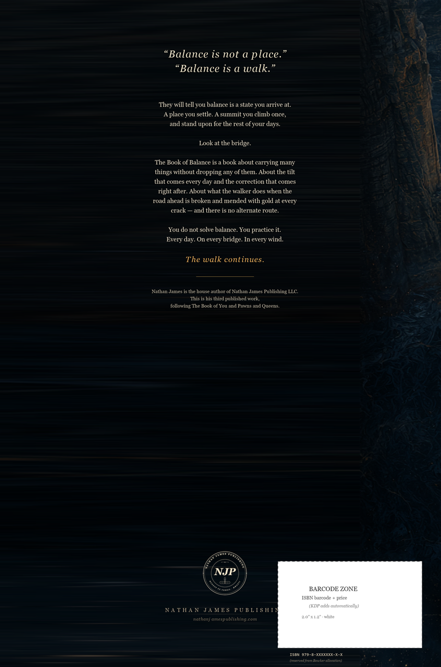 The Book of <em>Balance</em> back cover