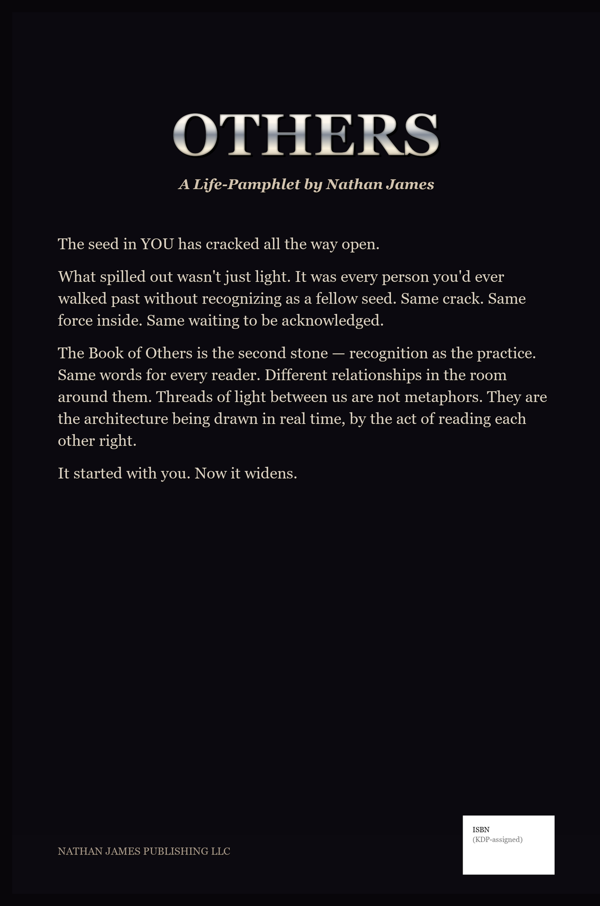 The Book of Others back cover